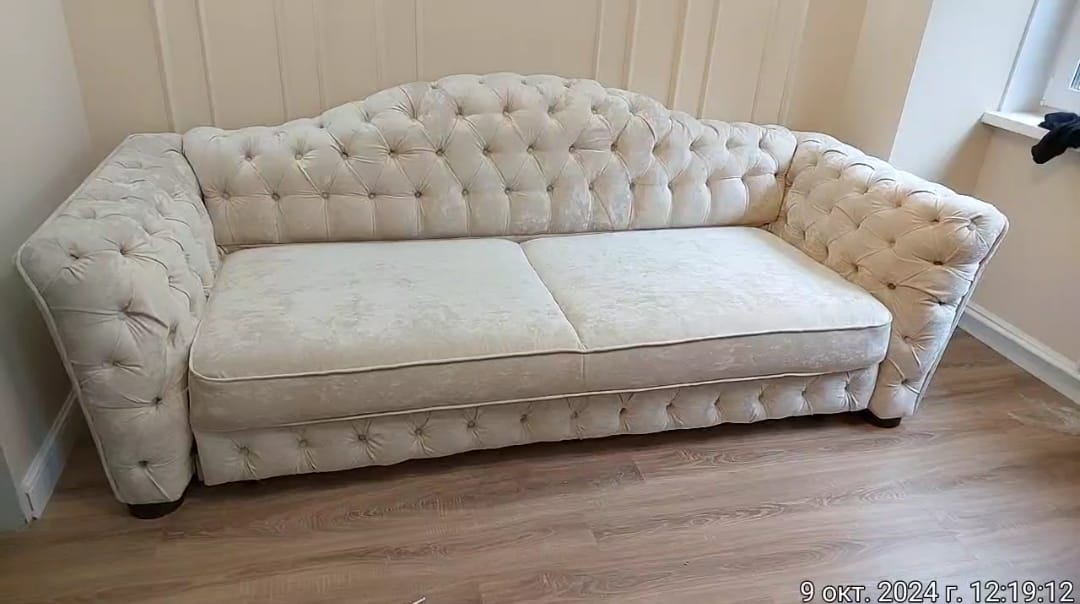 Замена обивки дивана на дому. Николо-Урюпино