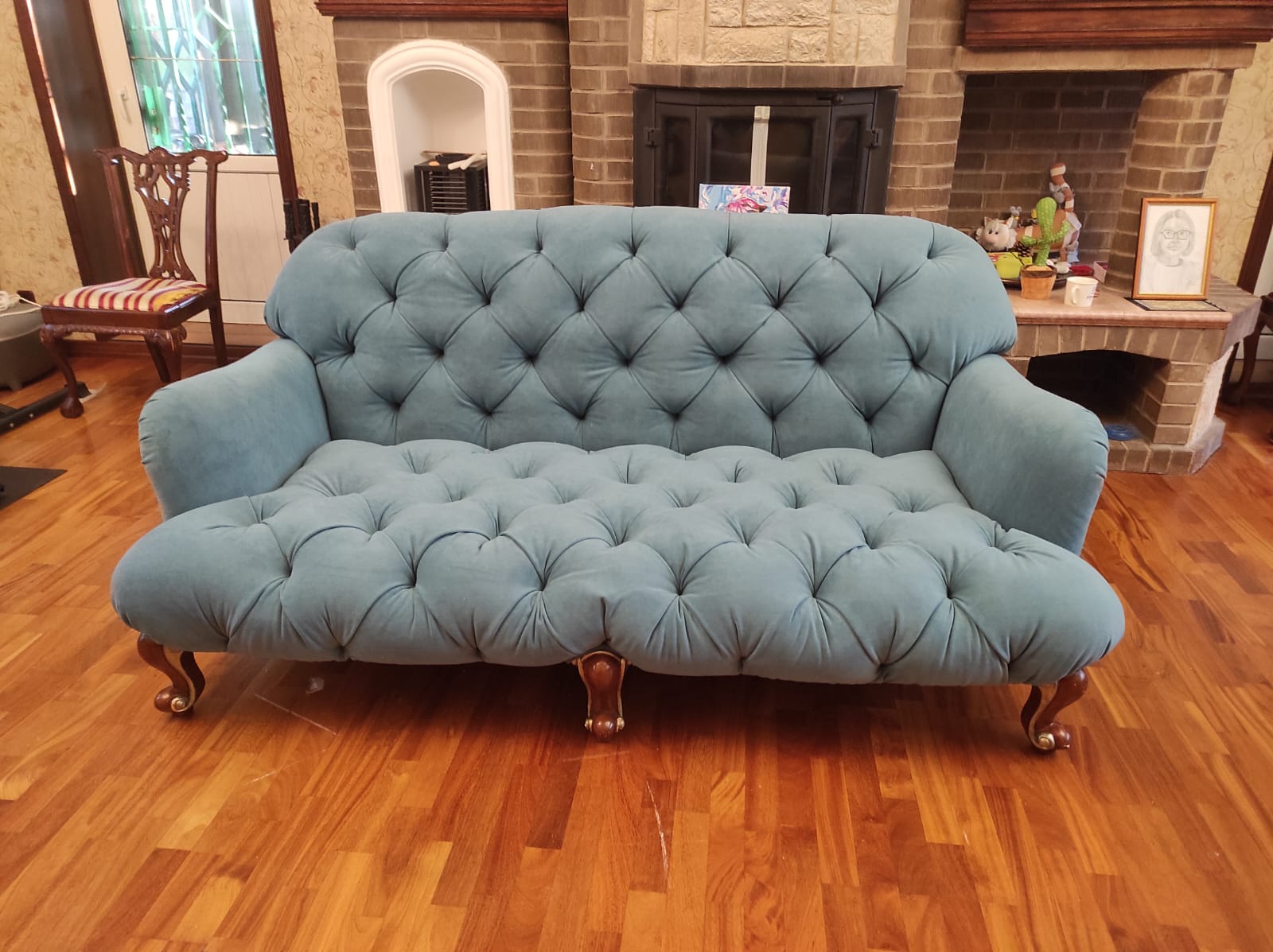 Обивка дивана. Николо-Урюпино